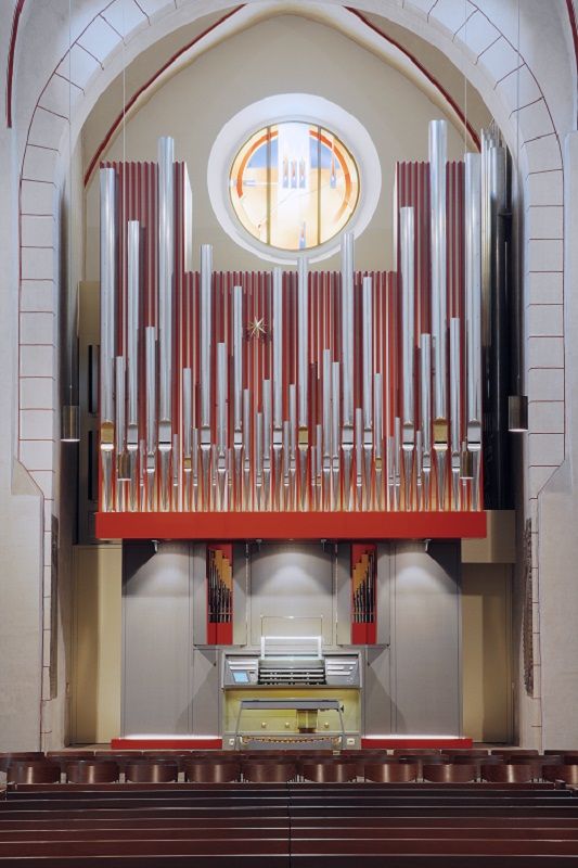 A church organ
