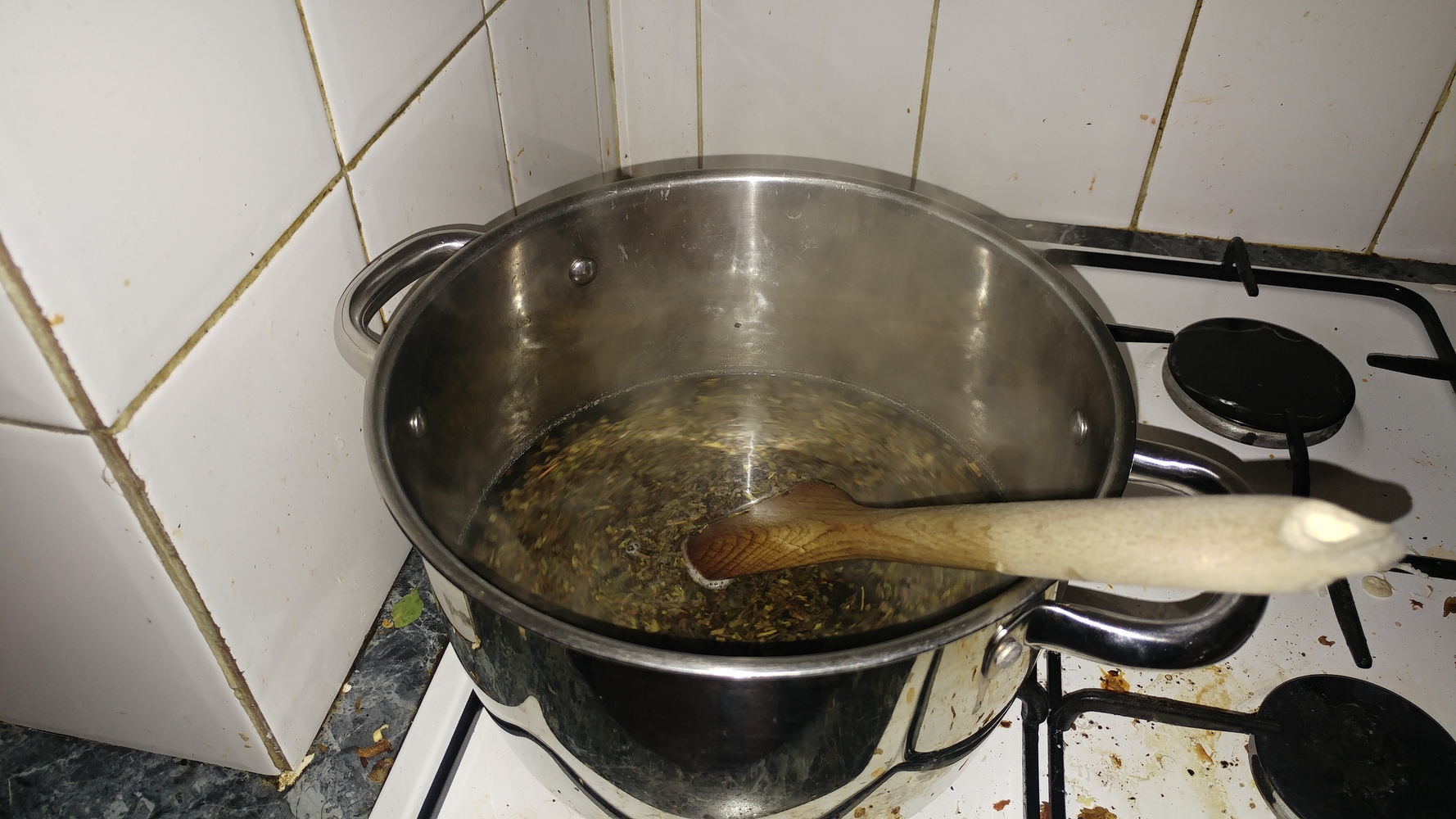 Tea in pot